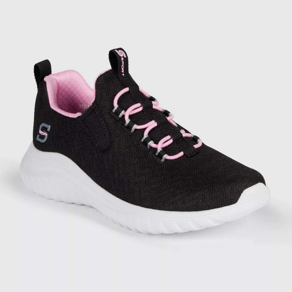 Girls' Vana Sneakers by Skechers Black Size 2 New Without Tags